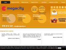 Tablet Screenshot of megacity.es